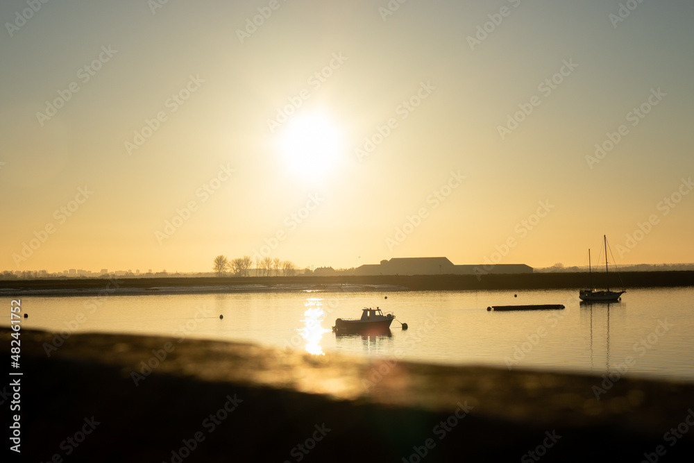 Sunset over the River Crouch at Burnham-on-Crouch, Essex