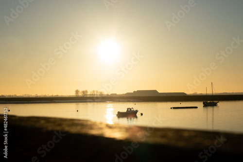 Sunset over the River Crouch at Burnham-on-Crouch, Essex