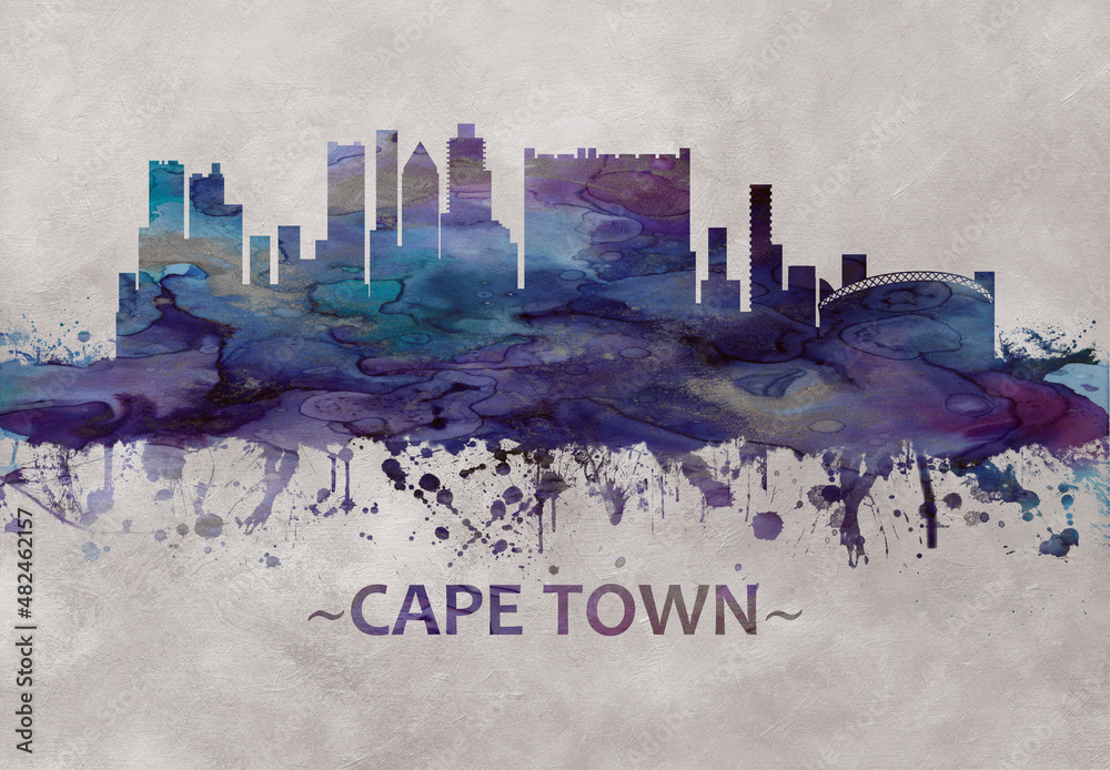 Fototapeta premium Cape Town skyline