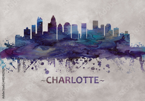 Charlotte North Carolina skyline