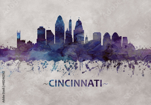 Cincinnati Ohio skyline #482462162