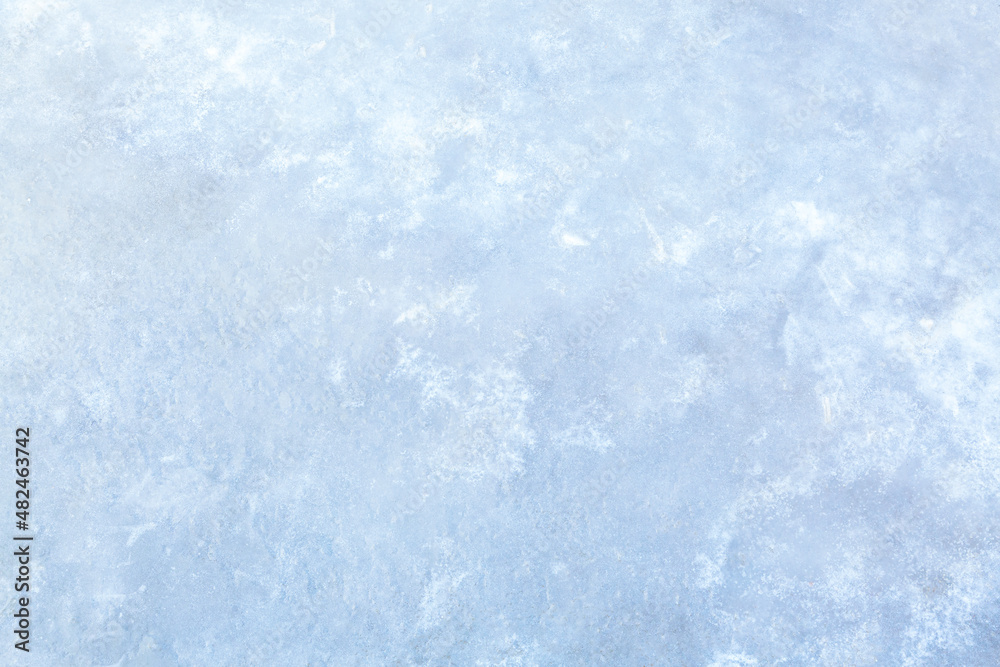Ice texture. Textured ice surface. An abstract background image. Tinted.