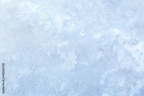 Ice texture. Textured ice surface. An abstract background image. Tinted.