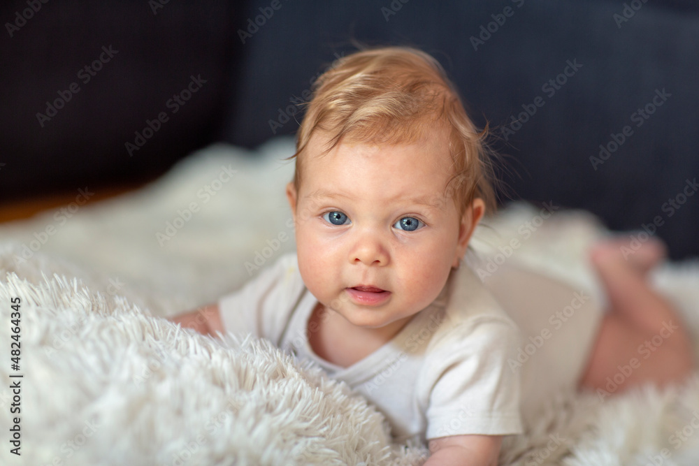 crawling baby.Happy baby.baby girl with blue eyes. crawling baby.Happy baby.baby girl with blue eyes.
