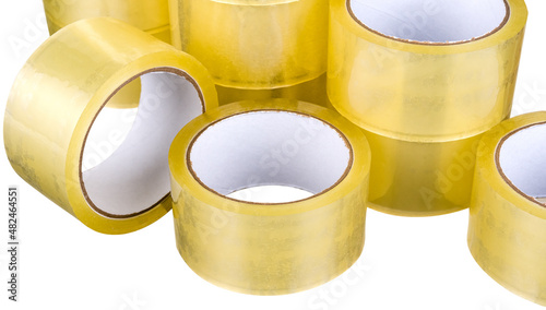 Adhesive tape a lot yellow 