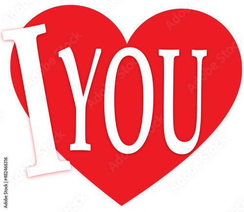 I love you lettering, postcard, Valentine's Day sticker, valentine, Valentine's Day illustration, love confession holiday card