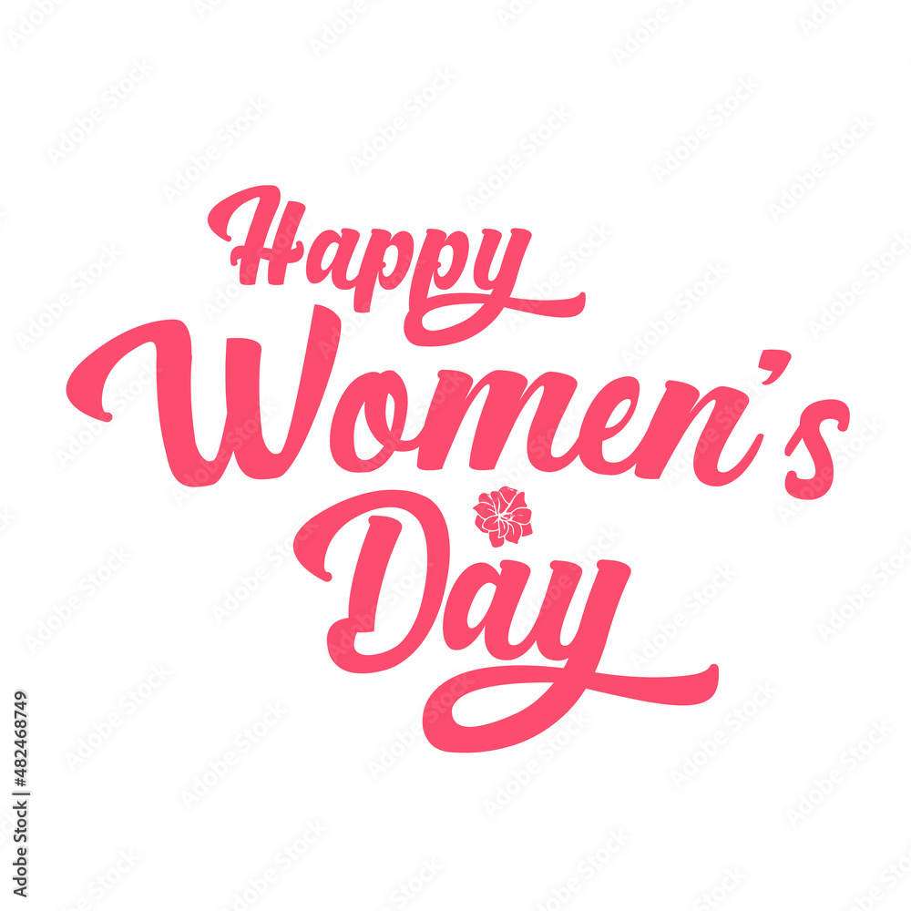 International women's day design. 8 March vector holiday illustration. 