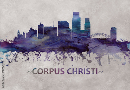 Corpus Christi skyline photo