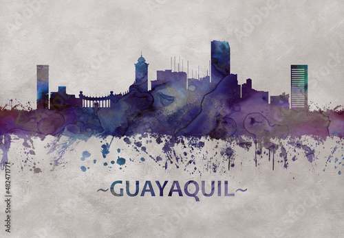 Guayaquil Ecuador skyline