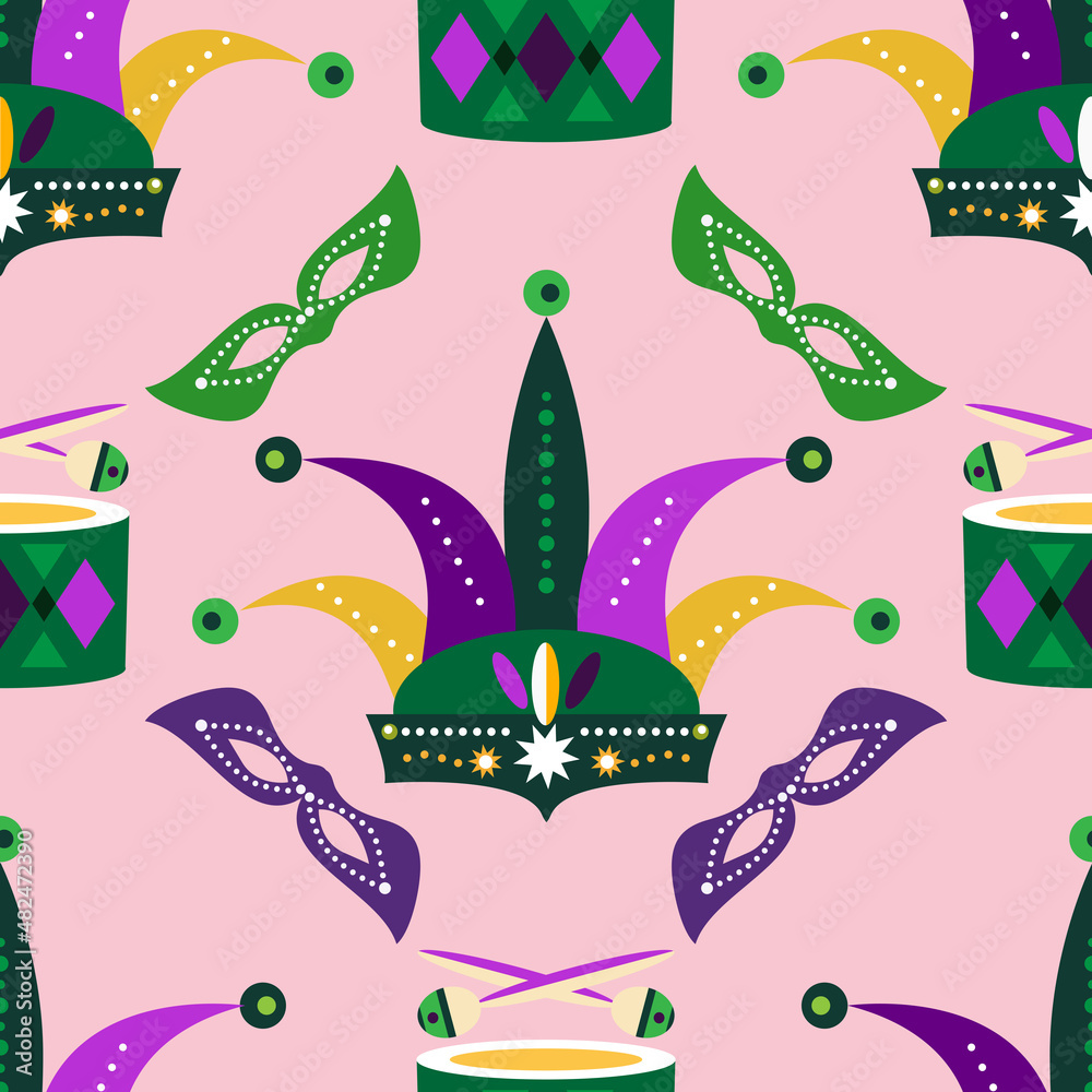 Carnival mask pattern 6 Carnival mask pattern 6