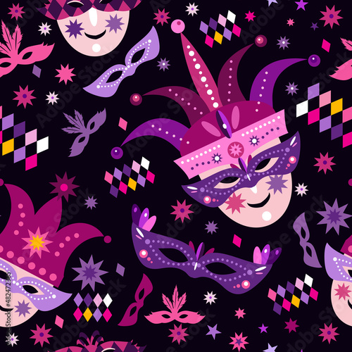 Carnival harlequin pattern 4