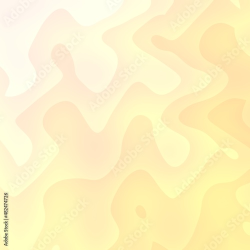 Abstract gold gradient watercolor twisted wave background. 