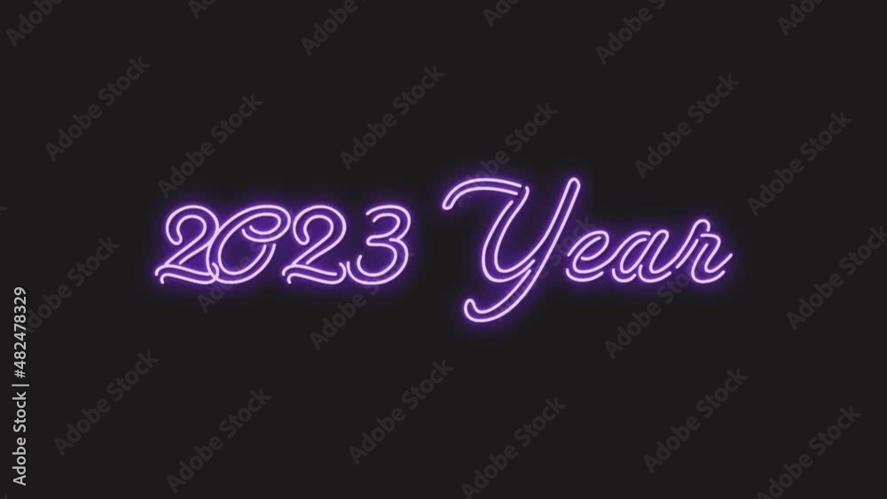 Neon drawing text Neon drawing text