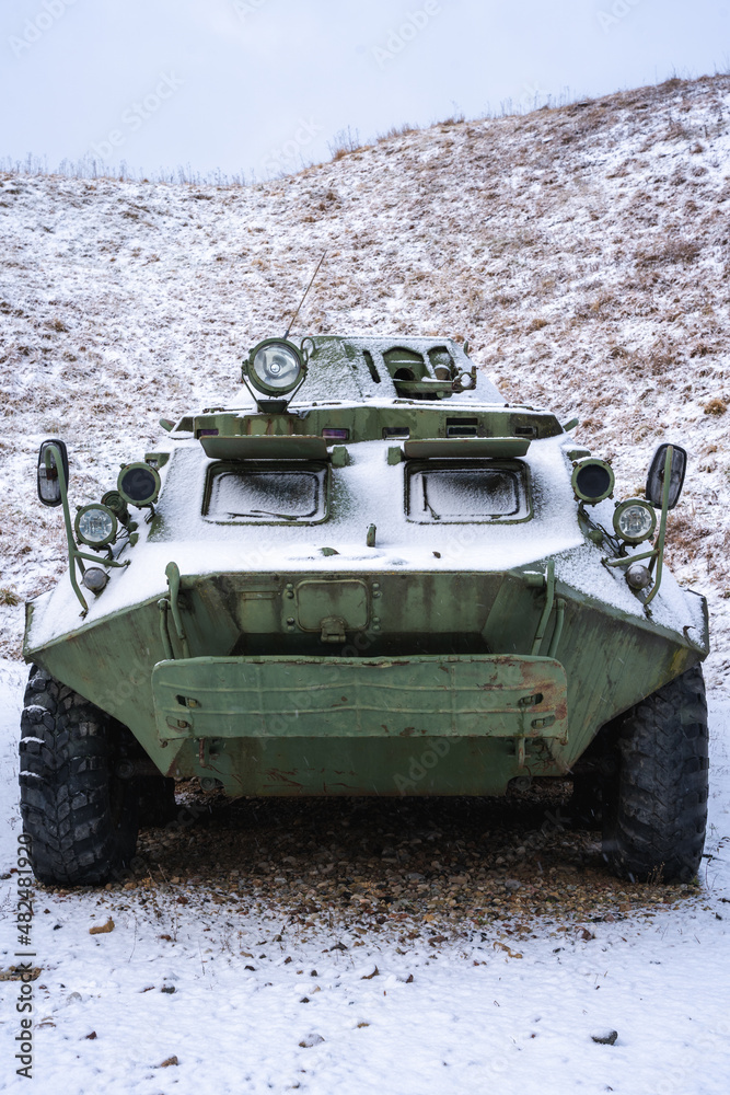 Amphibian tank from upfront Amphibian tank from upfront