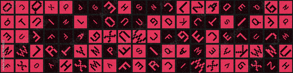 Abstract Geometric Pattern generative computational art illustration Abstract Geometric Pattern generative computational art illustration