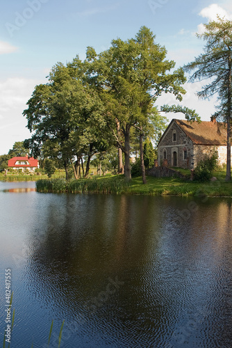 A small house on the lake