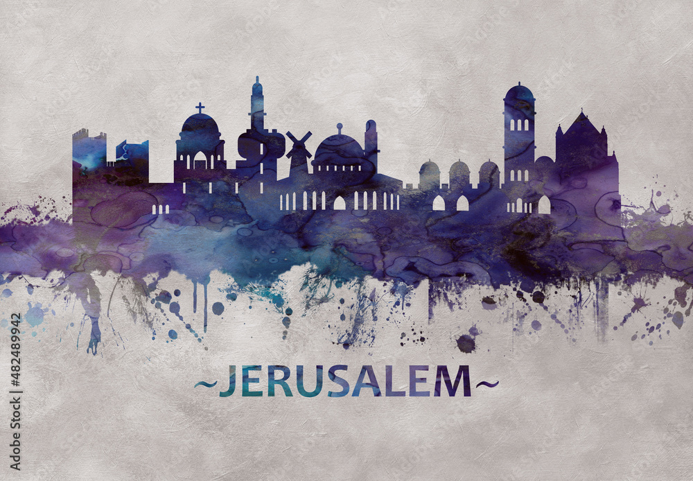 Fototapeta premium Jerusalem Israel skyline 