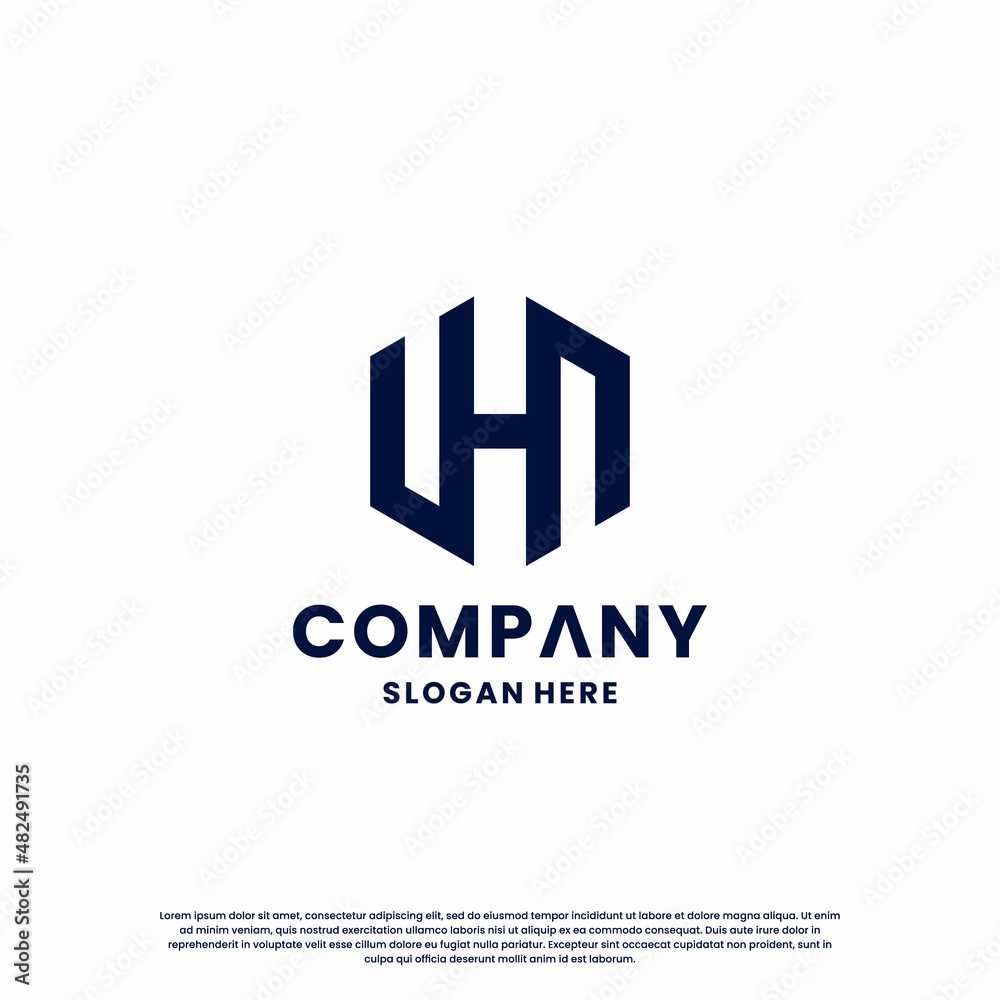creative initial H logo design monogram for your business creative initial H logo design monogram for your business