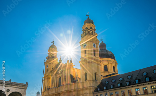 The Theatine Church of St. Cajetan - Theatinerkirche St. Kajetan - a Catholic church in Munich photo