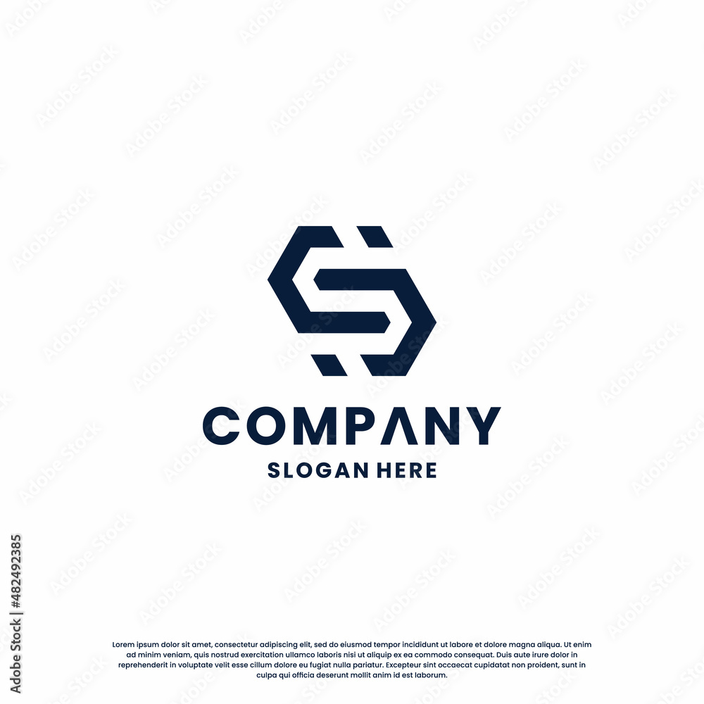 Fototapeta premium creative letter S, S S, logo design monogram for your business