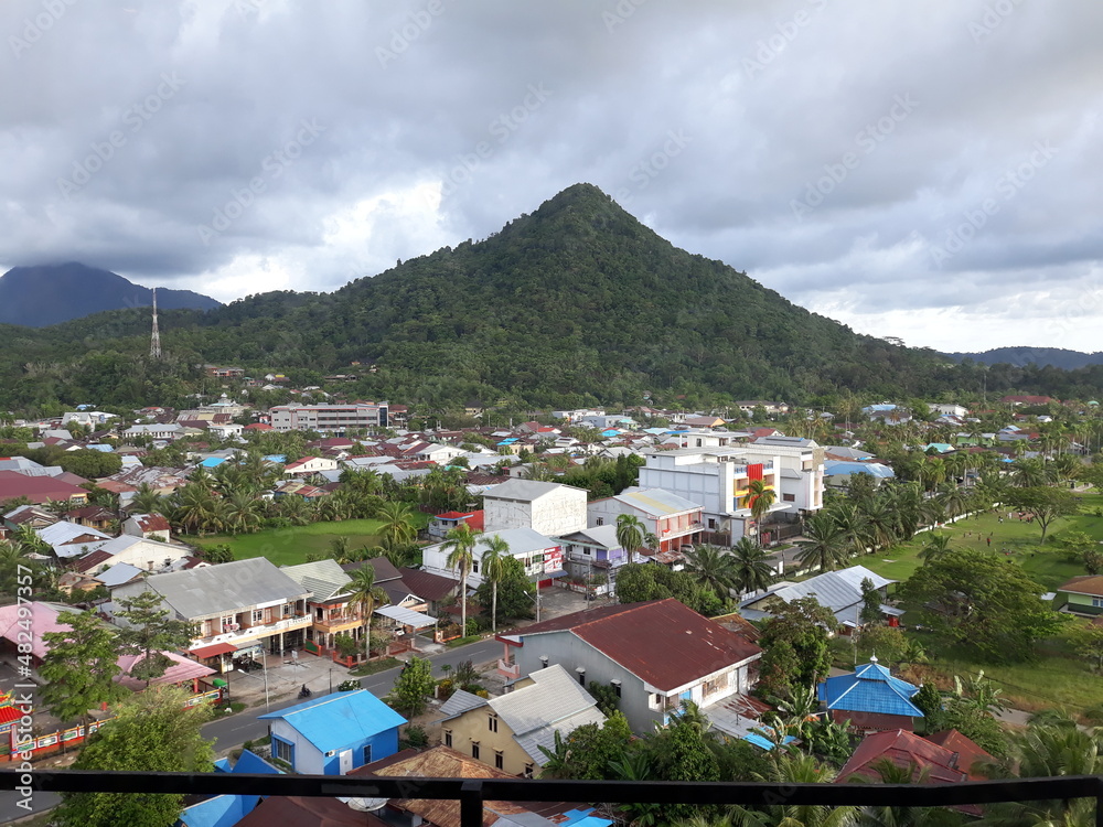 view of the city of singkawang