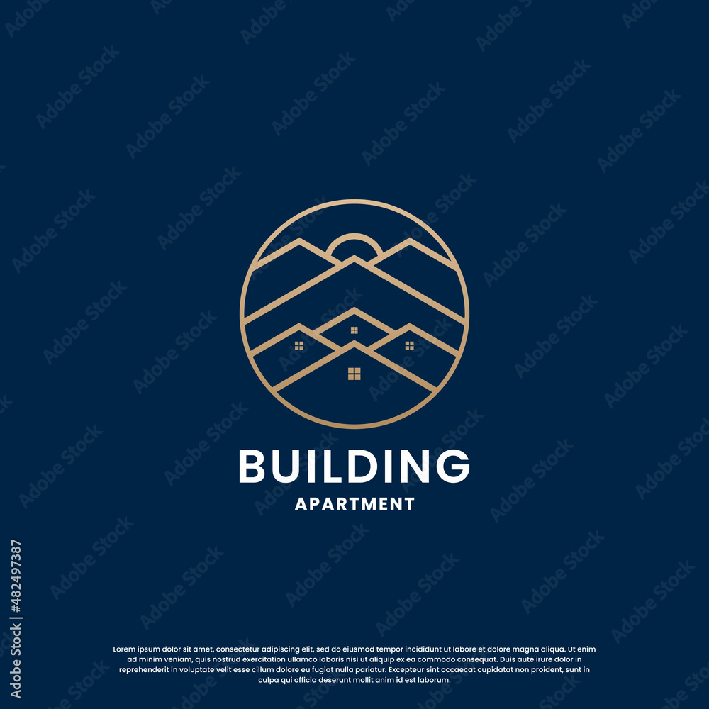 building architecture logo design template. logo for architect, contractor, and real estate mortgage building architecture logo design template. logo for architect, contractor, and real estate mortgage