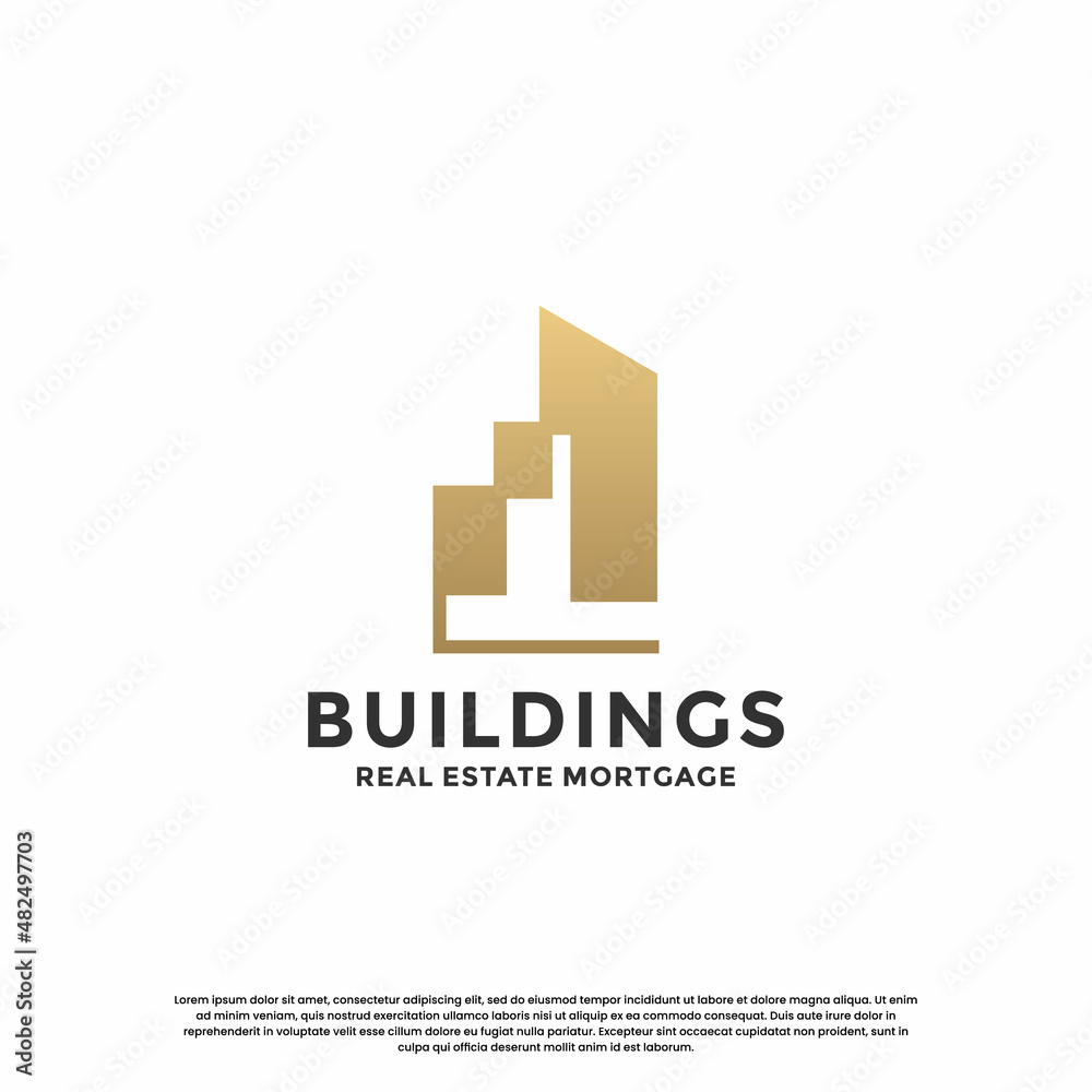 building apartment logo design inspiration. creative design and modern concept building apartment logo design inspiration. creative design and modern concept