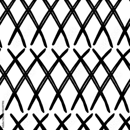 Vector Abstract criss cross seamless pattern. Great for background, paper stationary, product packaging, gift wrap and other surfaces.