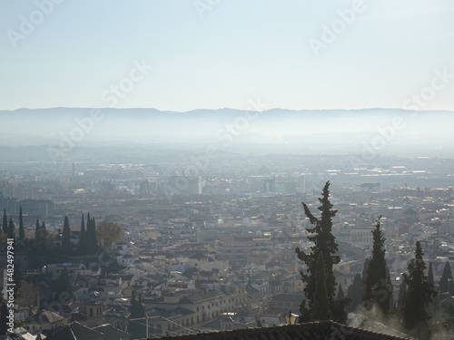  Spain  Cityscape of Granada seen from Plaza de San Nicolas  Granada 