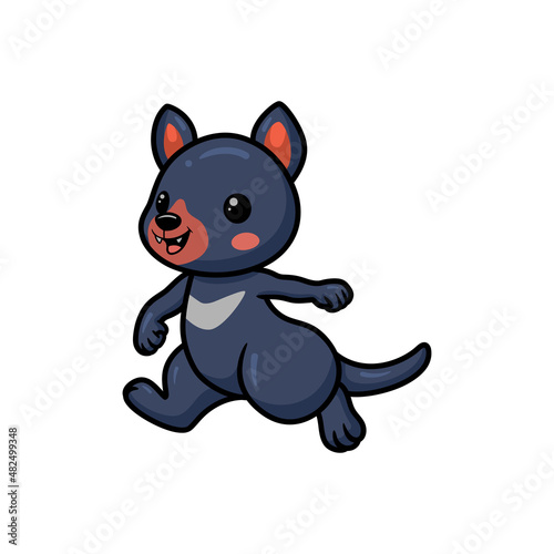 Cute little tasmanian devil cartoon