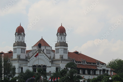The Lawang Sewu building is a historic building that has many doors