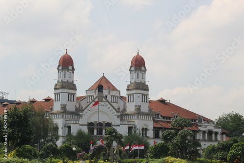 The Lawang Sewu building is a historic building that has many doors