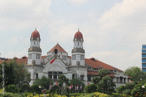 The Lawang Sewu building is a historic building that has many doors