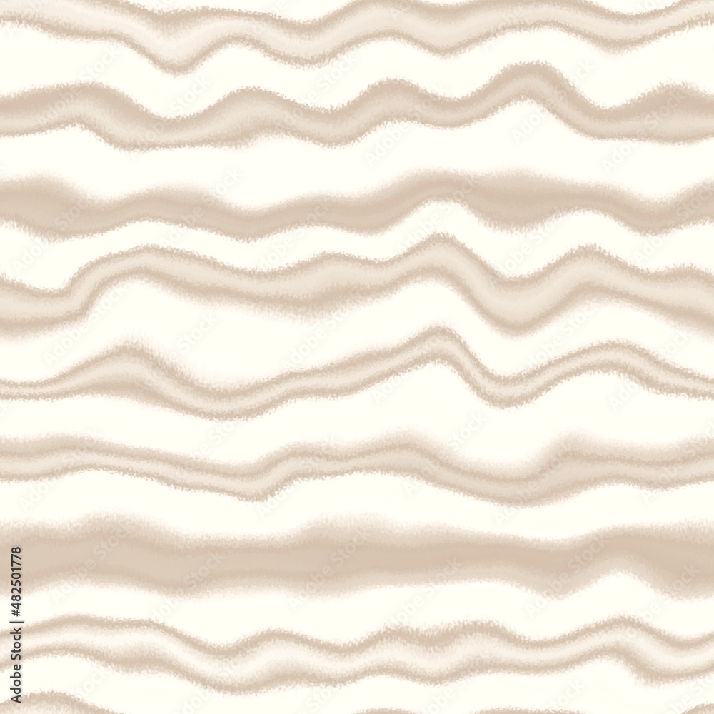 Minimal ecru jute wavy stripe texture pattern. Two tone washed out beach decor background. Modern rustic brown sand color design. Seamless striped distress pattern for shabby chic coastal living. Minimal ecru jute wavy stripe texture pattern. Two tone washed out beach decor background. Modern rustic brown sand color design. Seamless striped distress pattern for shabby chic coastal living.