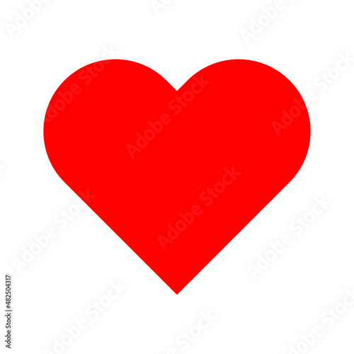 Free Download Heart icon. Love Symbol Icon. Modern flat design. Vector illustration isolated on white background. EPS 10 - GFXLoad