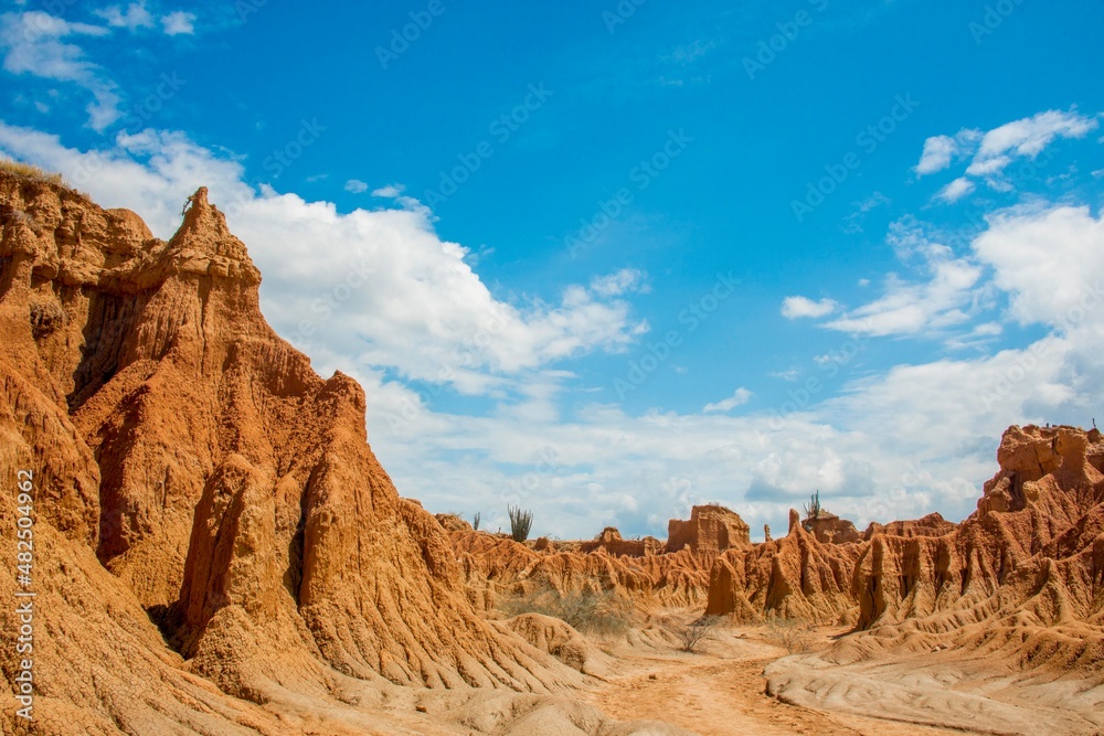 Fototapeta premium desert sand mountain landscape