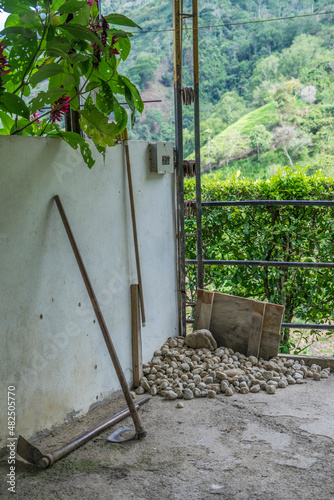 tools in garden and farm