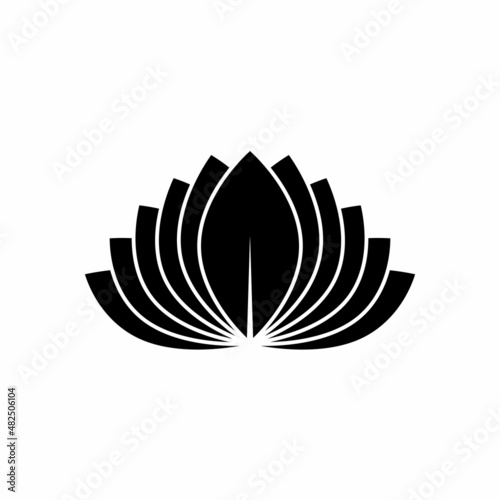 lotus icon design template illustration vector