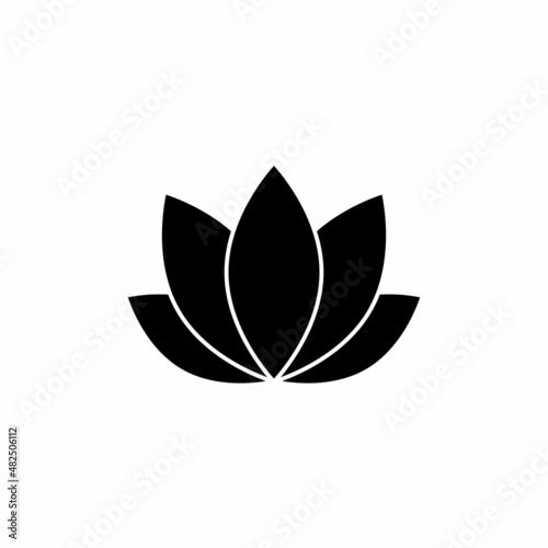 lotus icon design template illustration vector