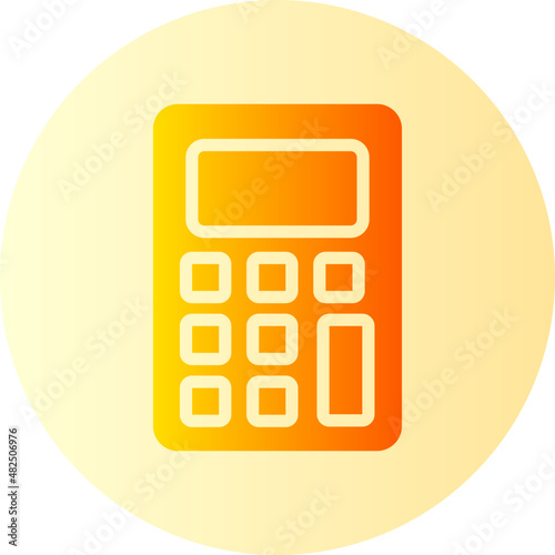 calculator gradient icon