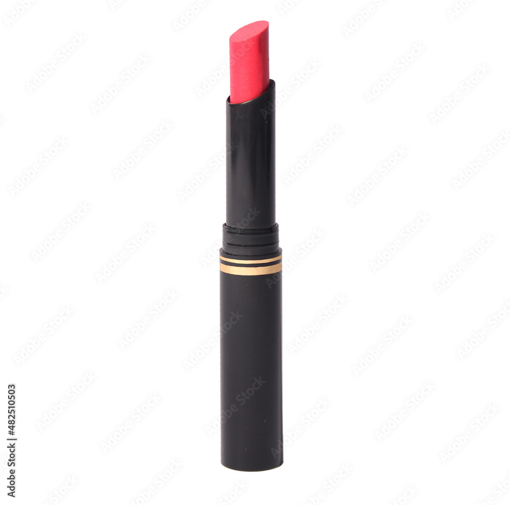 Lápiz labial color rojo con vivos en dorado Lápiz labial color rojo con vivos en dorado