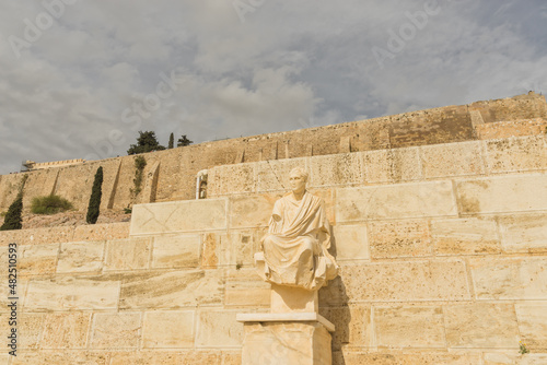 Statue at the Acropolis
