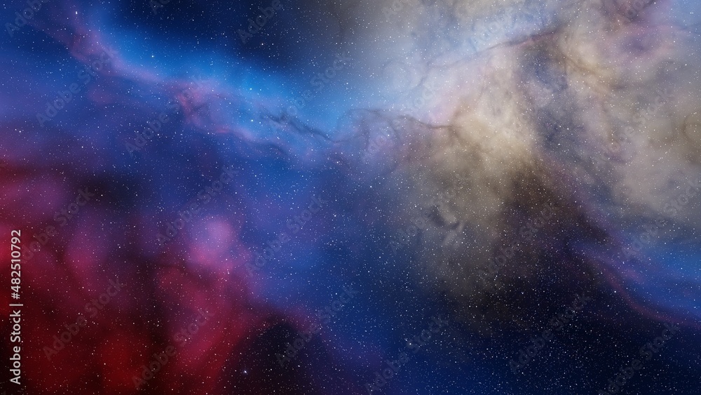 Fototapeta premium nebula gas cloud in deep outer space