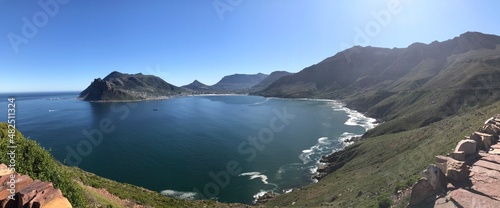 View from Hout Bay in Cape Town  South Africa