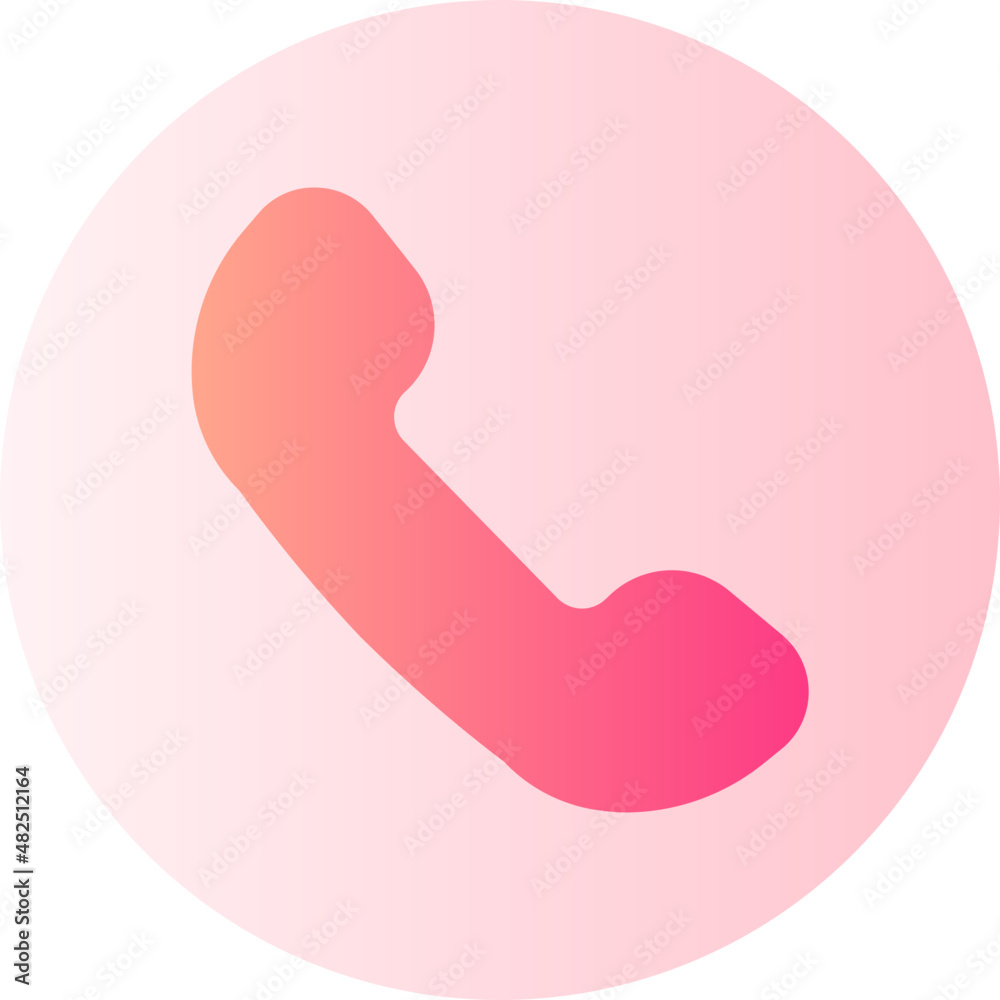 telephone gradient icon telephone gradient icon