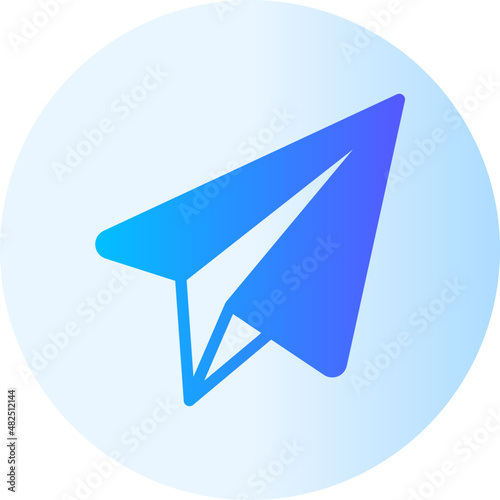 message gradient icon