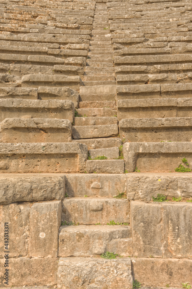 Steps of the Delphi Theatre, Greece Steps of the Delphi Theatre, Greece