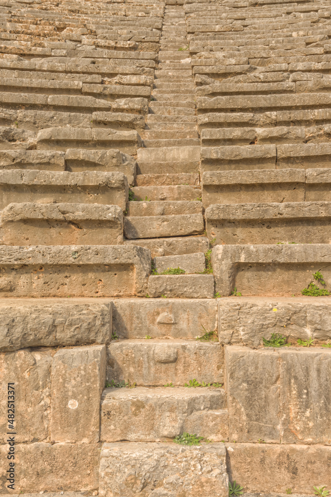 Steps of the Delphi Theatre, Greece