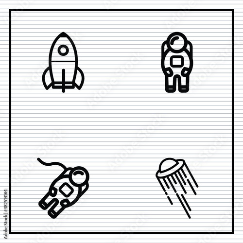 Space Icon Illustrations