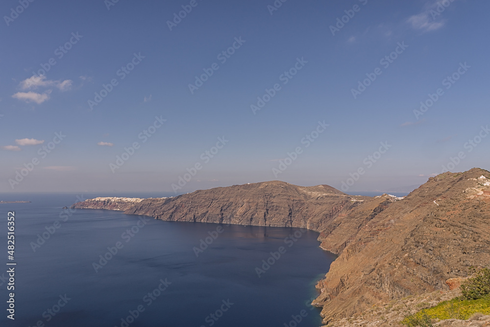 View of Santorini cliffs, Greece
